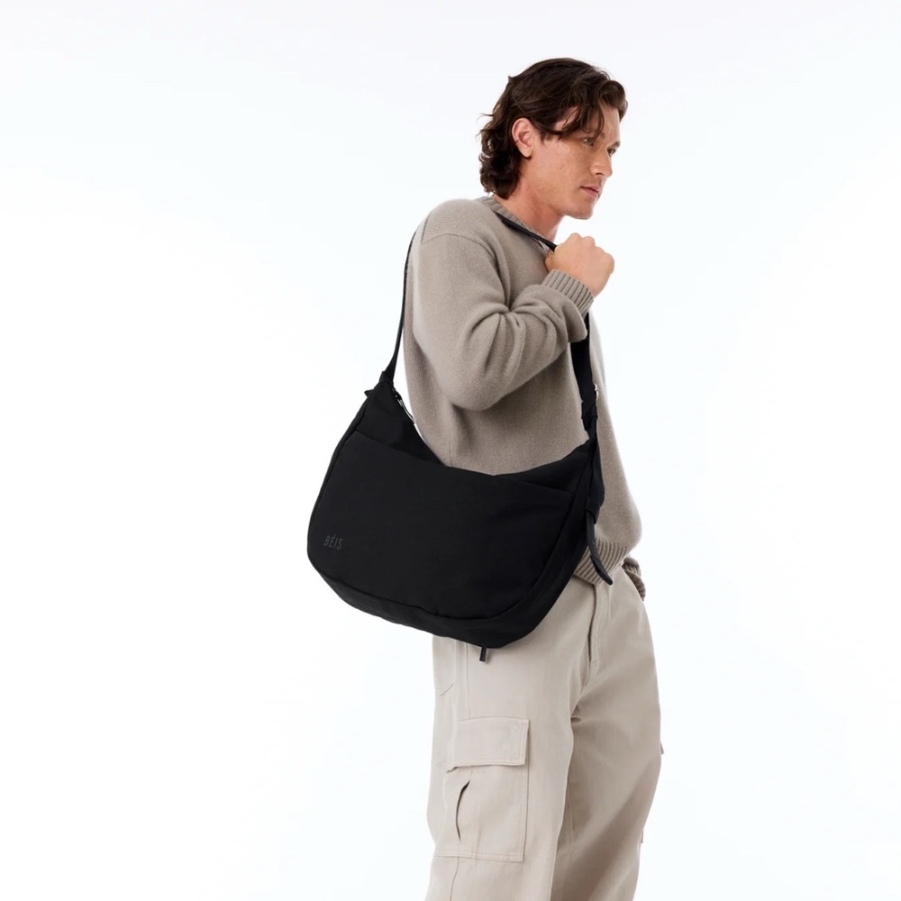 BEIS Carryall Crossbody in Black - Picture 3 of 7